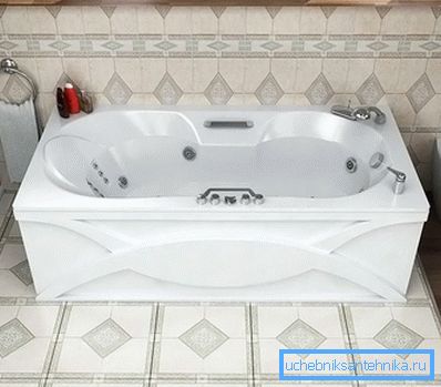 Acrylbad mit Hydromassage Acrylbad mit Hydromassage