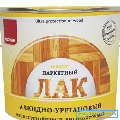 Alkyd-Urethan-Parkettlack. Alkyd-Urethan-Parkettlack.
