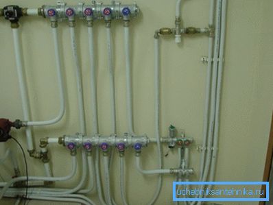 Bei der Montage eines Kollektorheizungssystems werden weithin Armaturen für Heizung und Wasserversorgung verwendet.