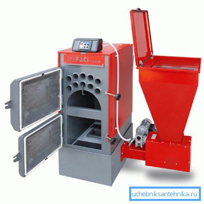 Automatischer Kessel mit automatischer Zuführeinrichtung Automatischer Kessel mit automatischer Zuführeinrichtung