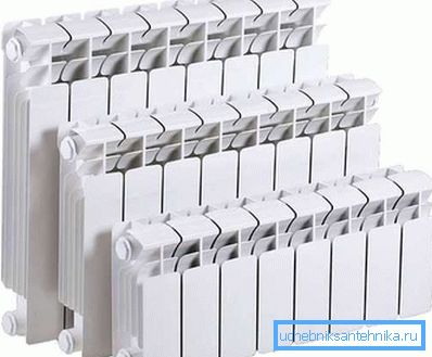 Batterien mit unterschiedlicher Mitte. Batterien mit unterschiedlicher Mitte.