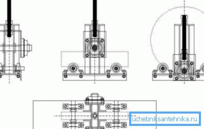 Zeichnung der Hauptinstallationseinheiten Zeichnung der Hauptinstallationseinheiten
