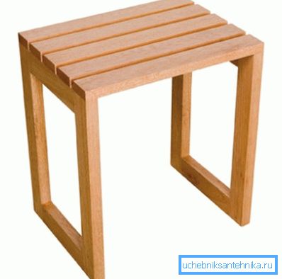 Holzhocker für Duschkabine, geeignet für Bad oder Landhaus Holzhocker für Duschkabine, geeignet für Bad oder Landhaus