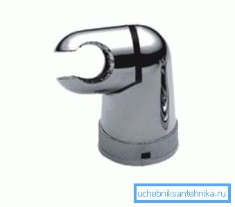 Mit der Handbrause können Sie die Position des Diffusors ändern Mit der Handbrause können Sie die Position des Diffusors ändern