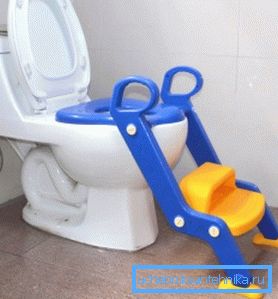Kinder-WC-Sitz mit Leiter