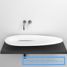 Designer-Waschbecken ohne Hahnloch Designer-Waschbecken ohne Hahnloch