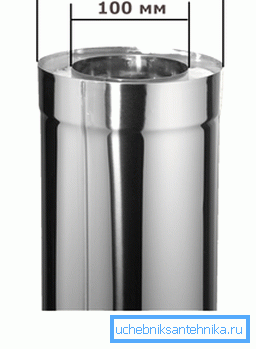 Für Warmwasserbereiter und kleine Kessel eignen sich Rohre mit einem Innendurchmesser von 100 mm und einer Dämmstärke von 2 cm Für Warmwasserbereiter und kleine Kessel eignen sich Rohre mit einem Innendurchmesser von 100 mm und einer Dämmstärke von 2 cm