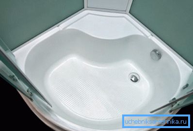 Duschkabinen mit hohem Tablett 90x120 können das Bad ersetzen.