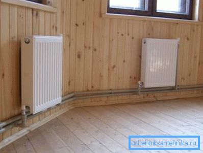 Wenn Sie sich entscheiden, Heizkörper hinzuzufügen, platzieren Sie sie unbedingt unter den Fenstern oder neben der Eingangstür (wie auf dem Foto). Wenn Sie sich entscheiden, Heizkörper hinzuzufügen, platzieren Sie sie unbedingt unter den Fenstern oder neben der Eingangstür (wie auf dem Foto).