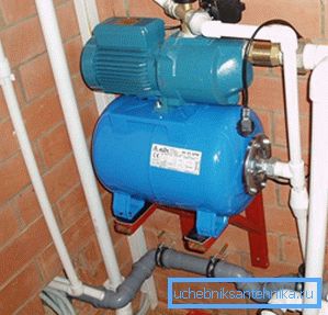 Wenn sich der Brunnen in der Nähe des Hauses befindet, kann die Installation des Systems im Keller oder Keller erfolgen Wenn sich der Brunnen in der Nähe des Hauses befindet, kann die Installation des Systems im Keller oder Keller erfolgen