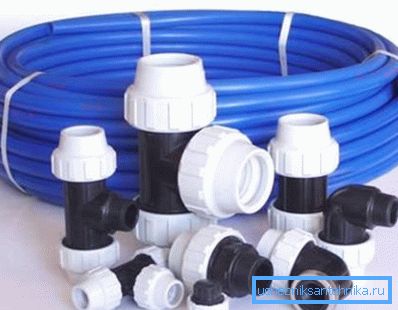 Armaturen für Polyethylenrohre. Armaturen für Polyethylenrohre.