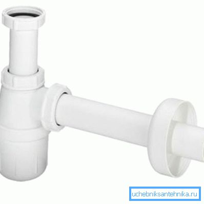 Foto eines Standard-Plastiksiphons. Foto eines Standard-Plastiksiphons.