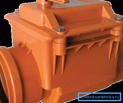 Horizontalventil für Abwasser 110 mm Horizontalventil für Abwasser 110 mm