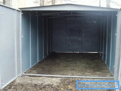 Fertige Garage aus Metall Fertige Garage aus Metall