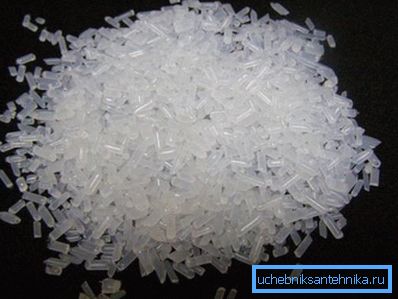 Polymerisierte Propylenkörnchen Polymerisierte Propylenkörnchen