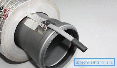 Heizkabel plus Wärmedämmung Heizkabel plus Wärmedämmung