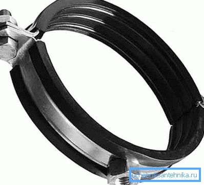 Rohrschelle 110 mit Metallmantel