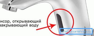 IR-Sensor - das Hauptelement der Kommunikation mit dem Benutzer. IR-Sensor - das Hauptelement der Kommunikation mit dem Benutzer.