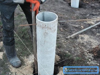 Die Verwendung einer Rohrleitung als Schalung erleichtert die Arbeit Die Verwendung einer Rohrleitung als Schalung erleichtert die Arbeit