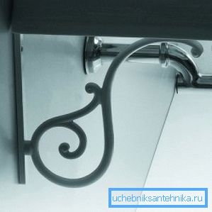 Schlanke Gusseisenhalterung Schlanke Gusseisenhalterung