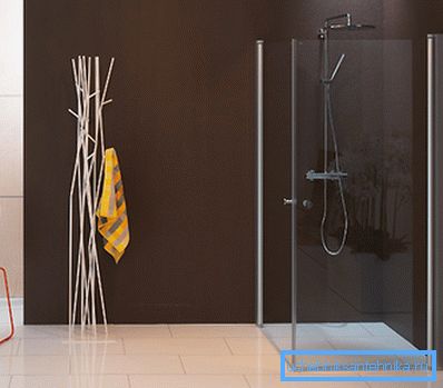 Elegante Ecke 80x80 in Hightech-Interieur. Elegante Ecke 80x80 in Hightech-Interieur.