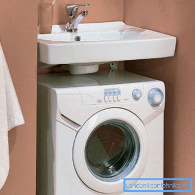 Wie kann eine Waschmaschine unter der Spüle im Badezimmer installiert werden?