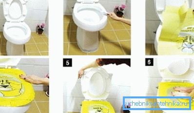 Wie funktioniert der Film zum Reinigen der Toilette? Wie funktioniert der Film zum Reinigen der Toilette?