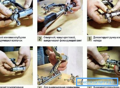Schritt für Schritt zur Reparatur des Wasserhahns in der Küche Schritt für Schritt zur Reparatur des Wasserhahns in der Küche