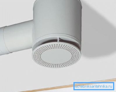 Statische Druckkammer mit Diffusor. Statische Druckkammer mit Diffusor.