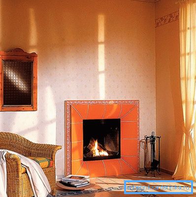 Kamin in einem Privathaus Kamin in einem Privathaus