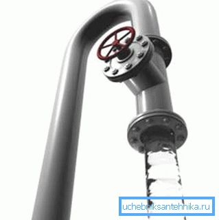 Jede Kurve des Wasserversorgungssystems, jedes Ventil erhöht den Druckverlust. Jede Kurve des Wasserversorgungssystems, jedes Ventil erhöht den Druckverlust.