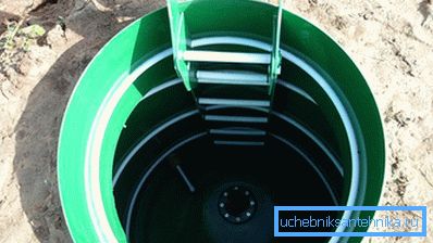 Caisson mit Leiter zur Reparatur Caisson mit Leiter zur Reparatur
