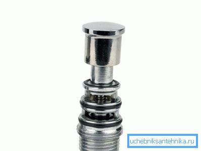 Knopf mit O-Ringen Knopf mit O-Ringen