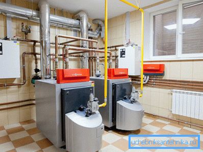 Kombinierte Dieselkessel mit Gasbrenner. Kombinierte Dieselkessel mit Gasbrenner.