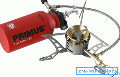 Kompakter Mehrstoff-Campingkocher. Kompakter Mehrstoff-Campingkocher.