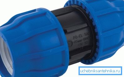 Kompressionskupplung für die Wasserversorgung Kompressionskupplung für die Wasserversorgung