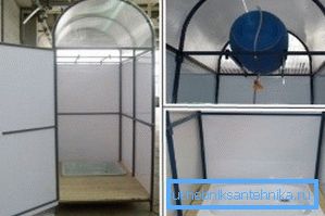 Polycarbonat-Konstruktion. Polycarbonat-Konstruktion.