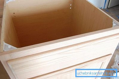 Box ohne Tischplatte Box ohne Tischplatte