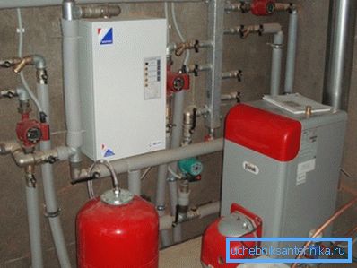 Boiler im Keller installiert Boiler im Keller installiert