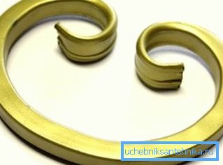 Schmieden aus einem Profilrohr. Das Element des dekorativen Gitters Schmieden aus einem Profilrohr. Das Element des dekorativen Gitters