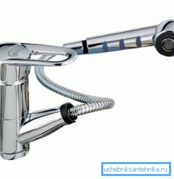 Küchenarmatur mit Dusche Küchenarmatur mit Dusche