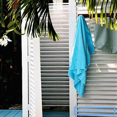 Sommerdusche macht den Rest bequem. Sommerdusche macht den Rest bequem.