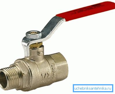 Gussventil aus Messing. Gussventil aus Messing.