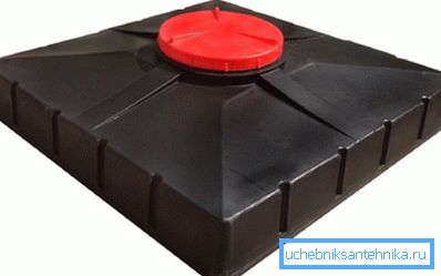 Es ist besser, einen speziellen Tank zu verwenden, der Preis ist nicht so hoch.