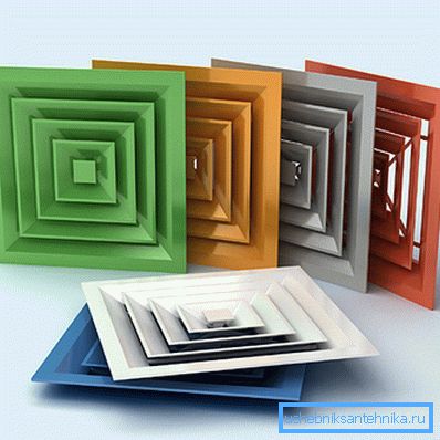 Viele Variationen in Bezug auf Farben.