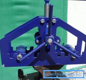 Der Mechanismus zum Biegen von Profilrohren Der Mechanismus zum Biegen von Profilrohren