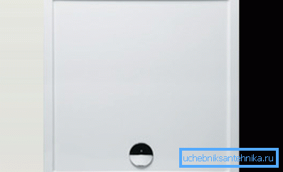 Kleine Duschwanne.