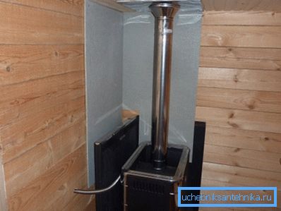Der Ort, an dem sich der Ofen befindet und mit dem Kamin verbunden ist, muss ebenfalls mit flammhemmenden Materialien gesichert werden. Der Ort, an dem sich der Ofen befindet und mit dem Kamin verbunden ist, muss ebenfalls mit flammhemmenden Materialien gesichert werden.