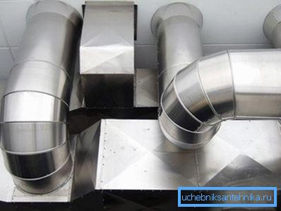 Auspuffanlage aus Metall Auspuffanlage aus Metall