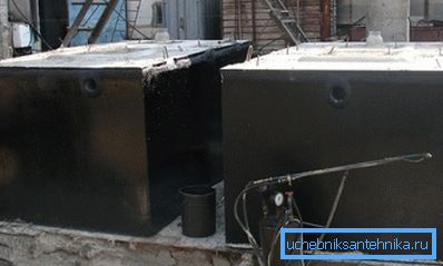 Abwassertank aus Metall